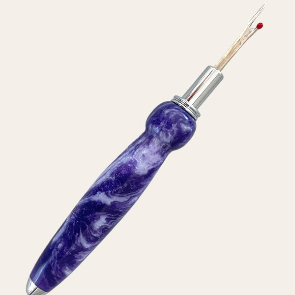 purple passion resin seam ripper. pauls hand turned creations
