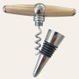 Ash Wood Hand Turned  T-Handle Winetopper Corkscrew