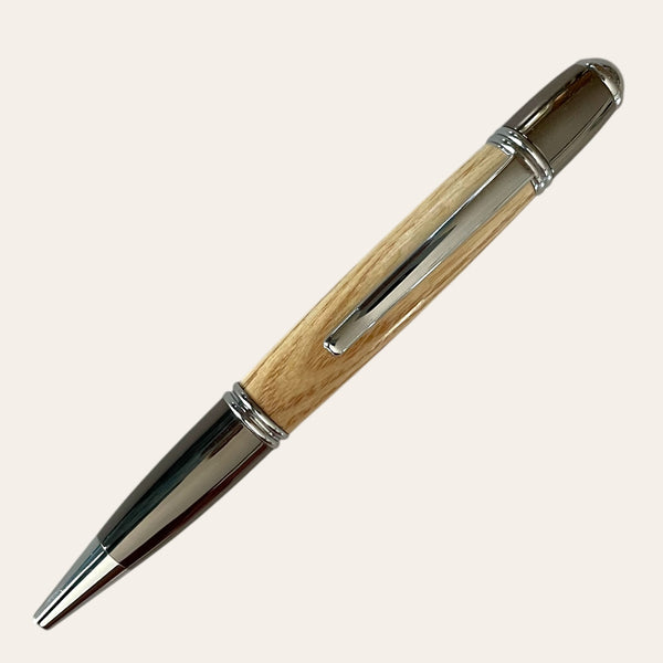 Gatsby Refillable Pen Gun Metal Trim - Ash Wood