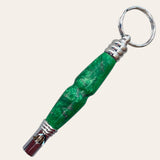 Grass Secret Compartment Keychain and Safety Whistle by Paul's Hand Turned Creations.