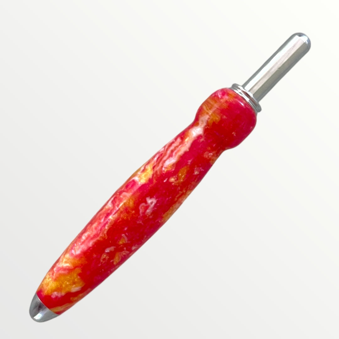 Hand Turned Resin Single Blade Seam Ripper-Lotus Flower