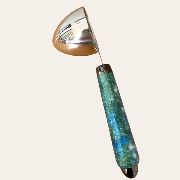 Resin Hand Turned Coffee Scoop - Under The Sea