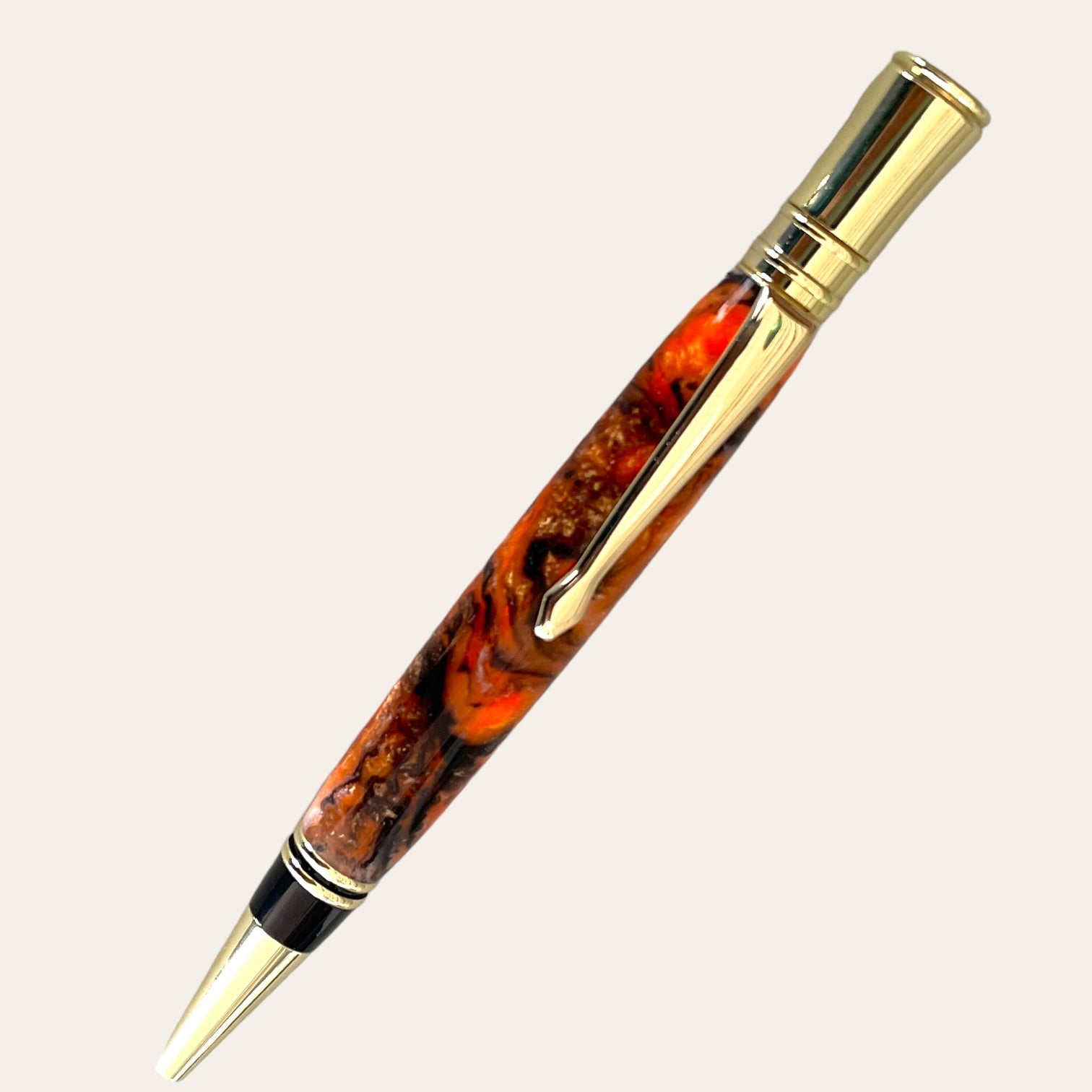 Bethlehem Olivewood Executive Twist Pen good Chrome Finish Sleek