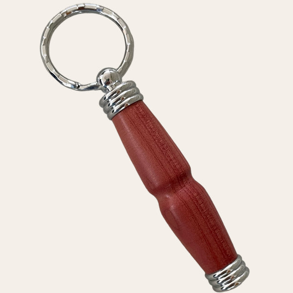 Western Red Cedar Hand Turned Secret Compartment Key Chain