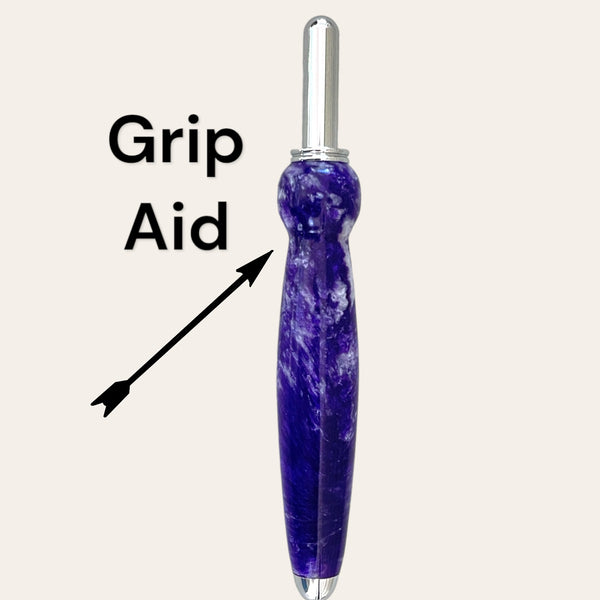 Hand Turned Resin Single Blade Seam Ripper - Purple Passion