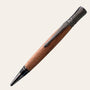 Red Oak Wood Executive Pen with gun metal trim by Paul's Hand Turned Creations.
