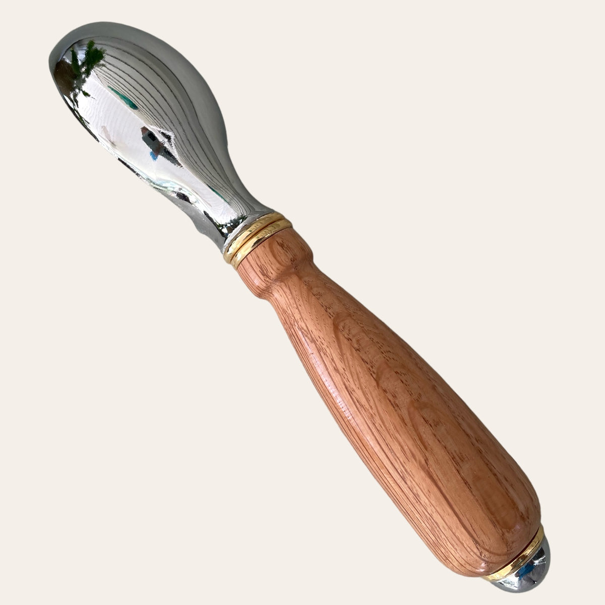 Red Oak Wood Hand Turned  Ice Cream Scoop