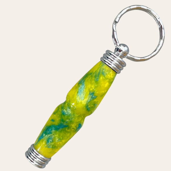 Resin Secret Compartment Key Chain - Sunbeam