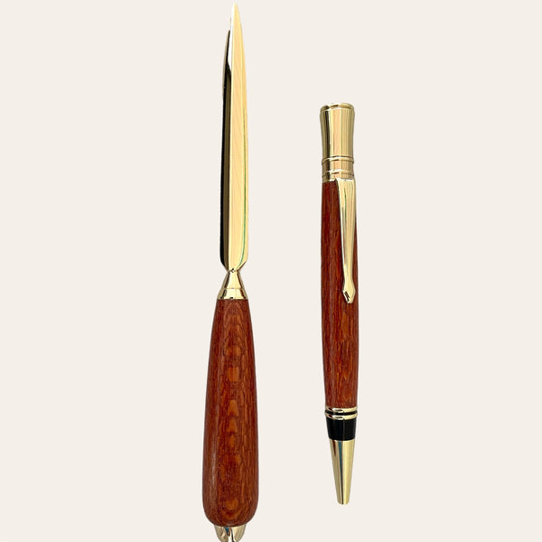 Handmade Leopardwood Artisan European Twist Pen 