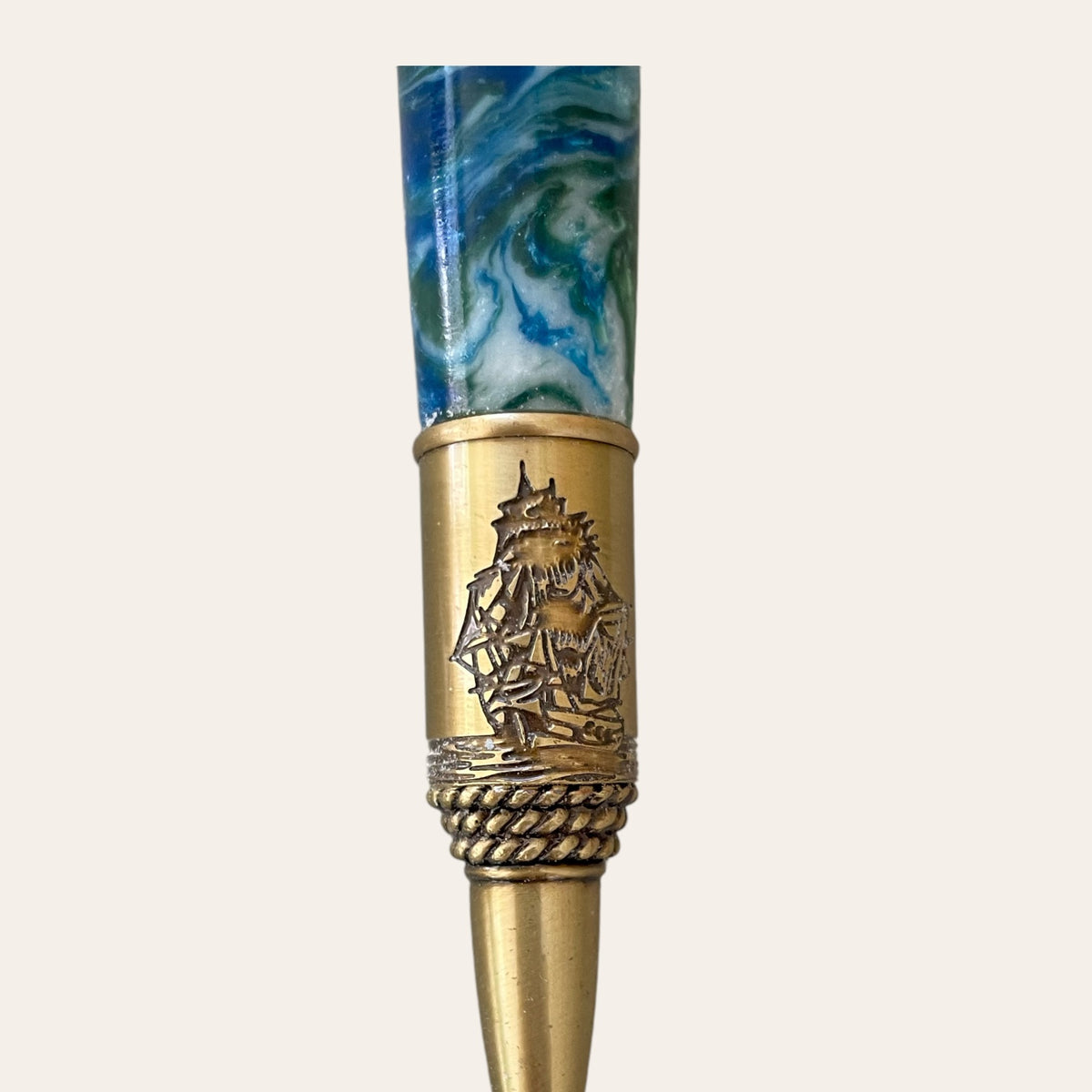 Nautical Theme Hand Turned Pen - Under The Sea