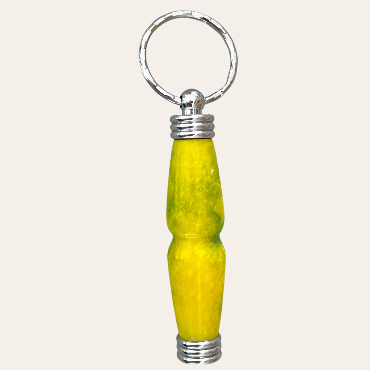 Resin Secret Compartment Key Chain - Sunbeam