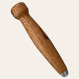 Zebrawood crochet handle by Paul's Hand Turned Creations, with nine interchangeable hooks.