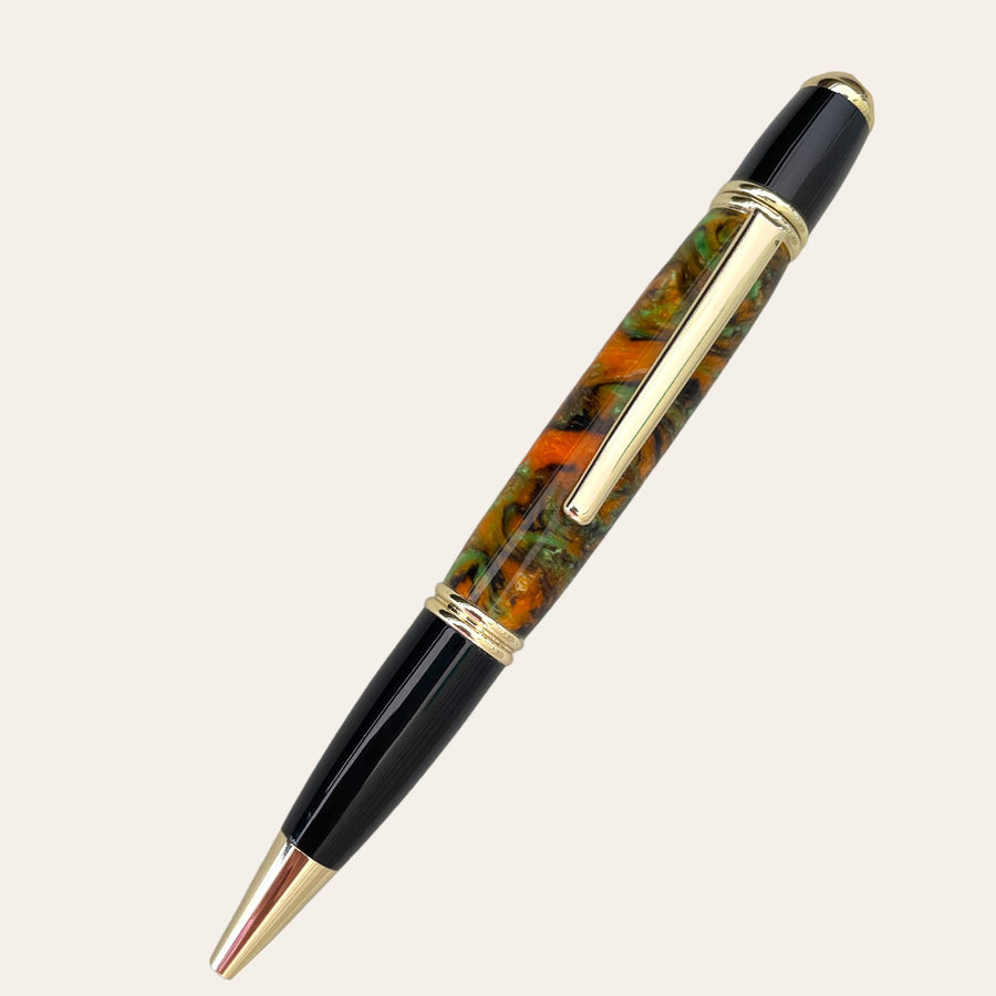 Resin Hand Turned Gatsby Pen - Falling Leaves Pens Paul's Hand Turned Creations   