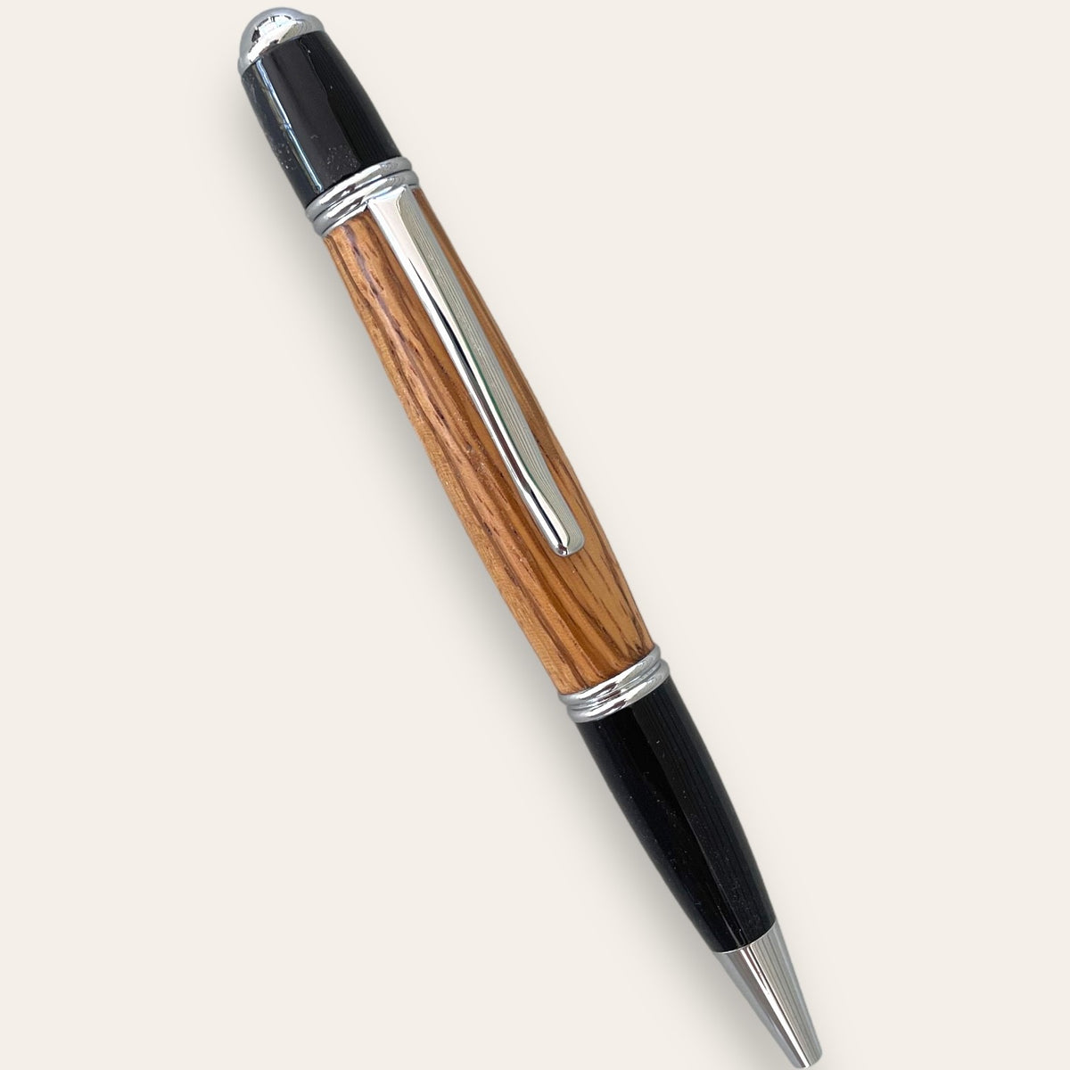 Hand Turned Gatsby Pen- Exotic Zebrawood Pens Paul's Hand Turned Creations  