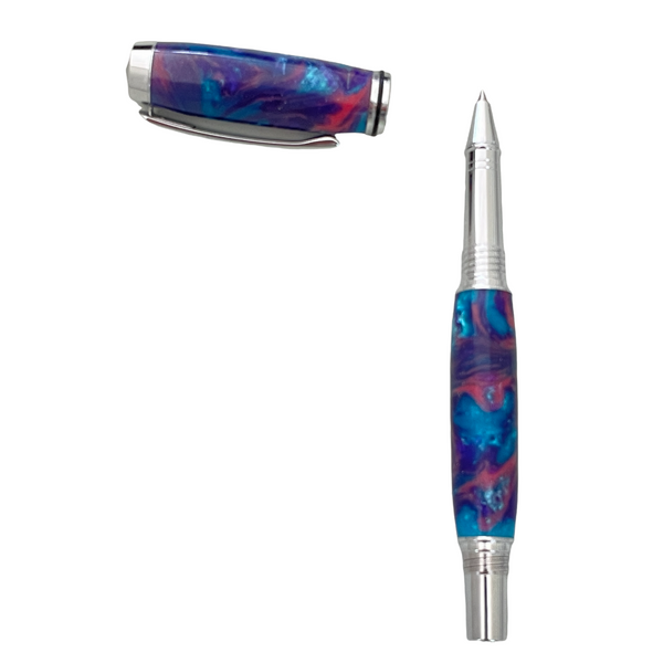 Hand Turned Rollerball Pen- Lava Pens Paul's Hand Turned Creations   