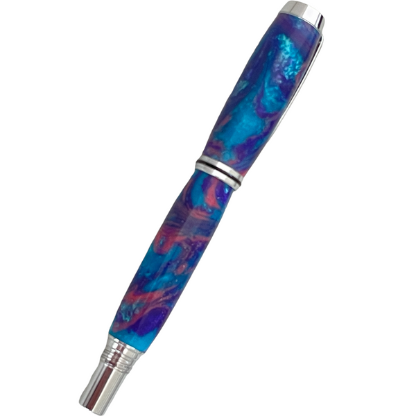 Hand Turned Rollerball Pen- Lava Pens Paul's Hand Turned Creations   